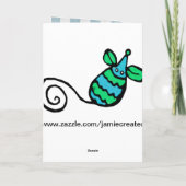 Geburtstagskarte für Katzenliebhaber Karte (Rückseite)