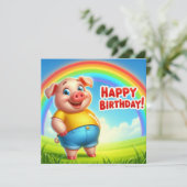 Geburtstagskarte für Kinder Karte (Stehend Vorderseite)