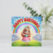 Geburtstagskarte für Kinder Karte (Stehend Vorderseite)