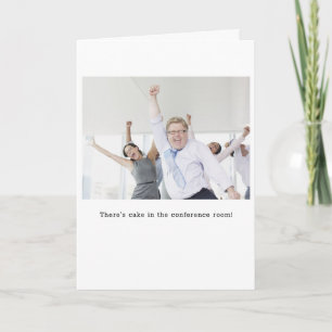 Geburtstagskarte für Kuchen im Konferenzraum Karte