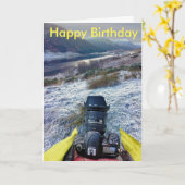 Geburtstagskarte für Landschaftsfotografen Karte (Gelbe Blume)