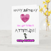 Geburtstagskarte für Mädchen - kann besonders Karte (Gelbe Blume)