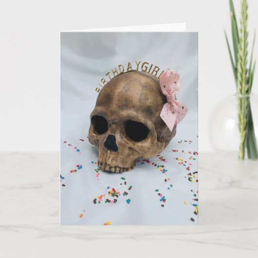 Geburtstagskarte für Mädchen - Sassy Karte (Vorderseite)