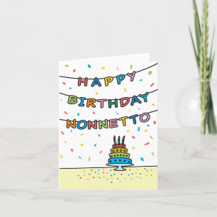 Geburtstagskarte für Nonnetto Karte