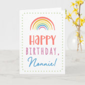 Geburtstagskarte für Nonnie Karte (Gelbe Blume)