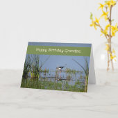 Geburtstagskarte für Opa mit Natur Karte (Gelbe Blume)