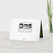 Geburtstagskarte für Reggaetanz Karte (Rückseite)