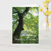 Geburtstagskarte für Schwiegervater Karte (Gelbe Blume)