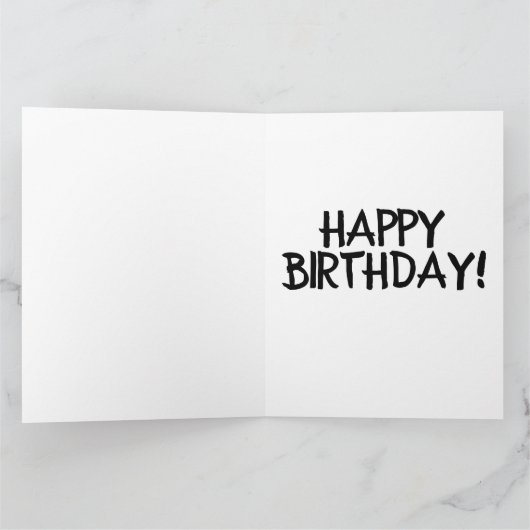 GEBURTSTAGSKARTE (FÜR SIE) KARTE (Innenseite)