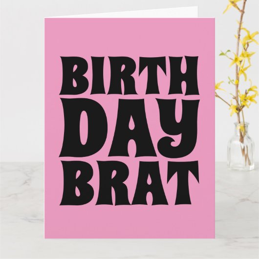 GEBURTSTAGSKARTE (FÜR SIE) KARTE (Gelbe Blume)