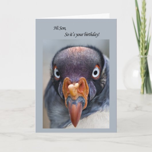 Geburtstagskarte für Sohn Karte (Vorderseite)