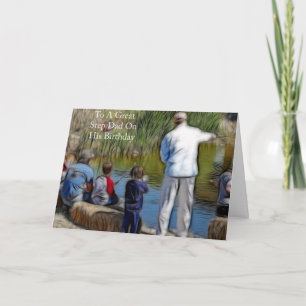 Geburtstagskarte für Step-Vater Karte