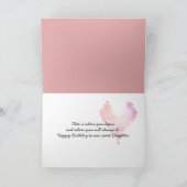 Geburtstagskarte für Tochter Karte (Innenseite)