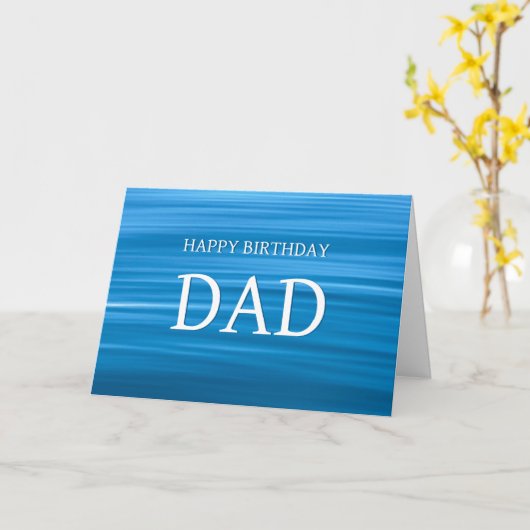 Geburtstagskarte für Vater Karte (Gelbe Blume)