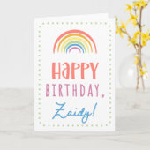 Geburtstagskarte für Zaidy Karte (Gelbe Blume)
