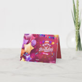 Geburtstagskarte - Geburtstagskarte Karte (Rückseite)