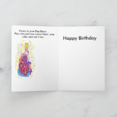 Geburtstagskarte : Gerne zum Geburtstag Gal ! Karte (Innenseite)