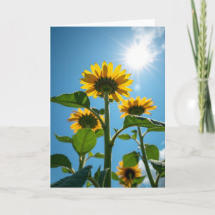 Geburtstagskarte Golden Petals Karte