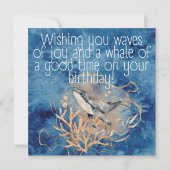 Geburtstagskarte Grußkarten wünschen Ihnen Wellen Feiertagskarte (Vorderseite)