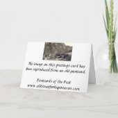 Geburtstagskarte - Gudvangen, Norwegen Karte (Rückseite)