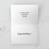 Geburtstagskarte - Gudvangen, Norwegen Karte (Innenseite)