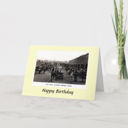 Geburtstagskarte - Guinness Brauerei, Dublin Karte (Vorderseite)