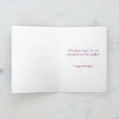 Geburtstagskarte (Hamster) Karte (Innenseite)