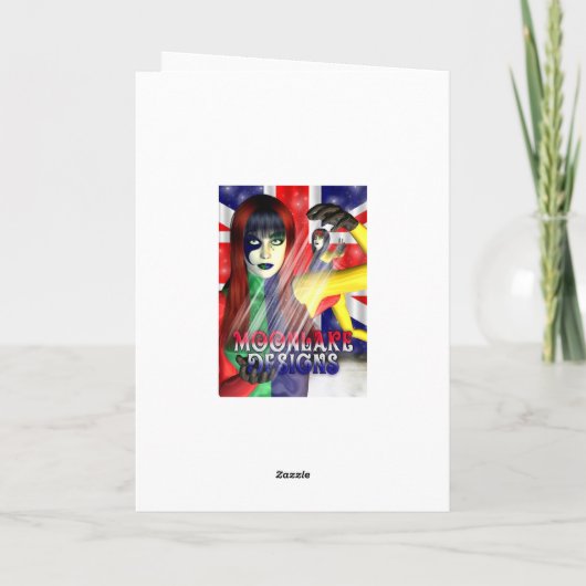 Geburtstagskarte, Happy Birthday Karte (Rückseite)