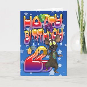 Geburtstagskarte, Happy Birthday Karte