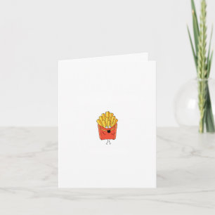 Geburtstagskarte, Ich habe nur Pommes für dich, Ka Karte