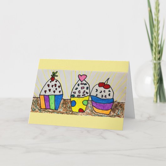 Geburtstagskarte (innen leer) karte (Vorderseite)