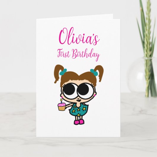 Geburtstagskarte Karte (Vorderseite)