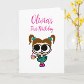 Geburtstagskarte Karte (Gelbe Blume)