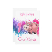 Geburtstagskarte Karte (Vorderseite/Rückseite Beispiel)