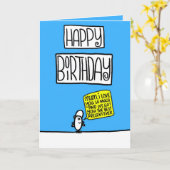 Geburtstagskarte Karte (Gelbe Blume)