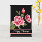 Geburtstagskarte Karte (Gelbe Blume)