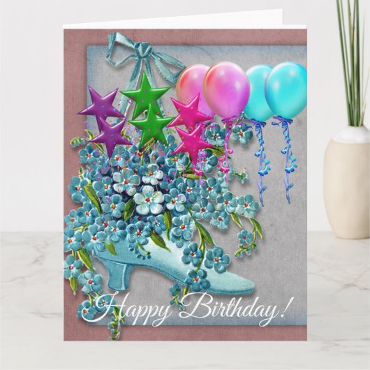 Geburtstagskarte Karte (Vorderseite)
