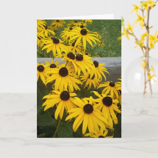 Geburtstagskarte Karte (Gelbe Blume)