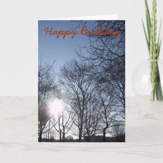 Geburtstagskarte Karte (Vorderseite)