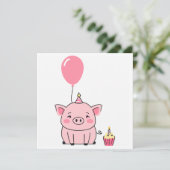 Geburtstagskarte Karte (Stehend Vorderseite)