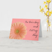 Geburtstagskarte Karte (Gelbe Blume)