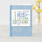 Geburtstagskarte Karte (Gelbe Blume)