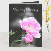 Geburtstagskarte Karte (Gelbe Blume)