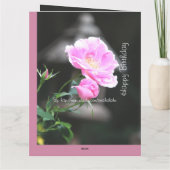 Geburtstagskarte Karte (Rückseite)