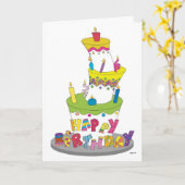 Geburtstagskarte Karte (Gelbe Blume)