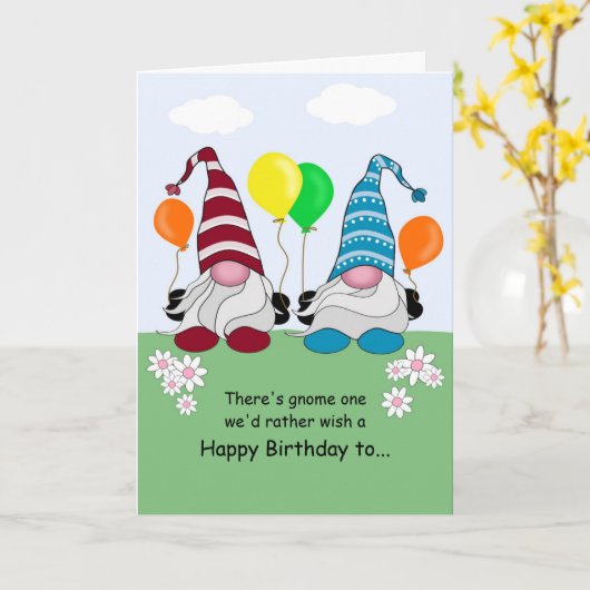 Geburtstagskarte Karte (Gelbe Blume)