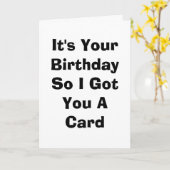 Geburtstagskarte Karte (Gelbe Blume)