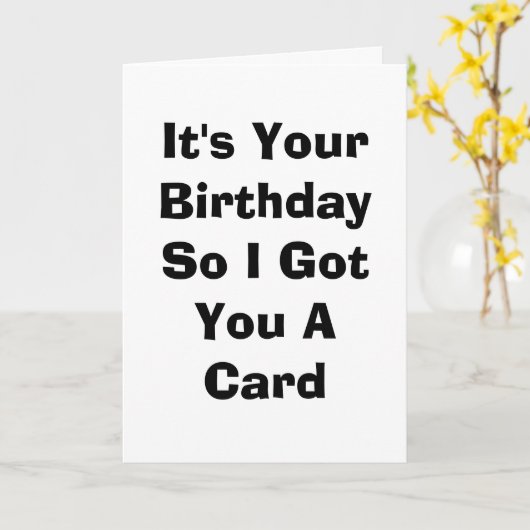 Geburtstagskarte Karte (Gelbe Blume)