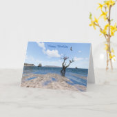 Geburtstagskarte Karte (Gelbe Blume)