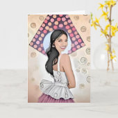 Geburtstagskarte Karte (Gelbe Blume)